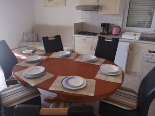 Appartement Trogir Woonkamer 26