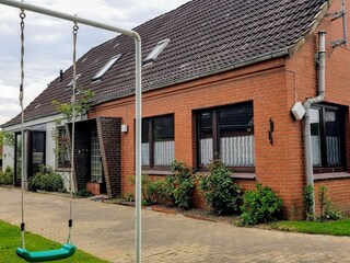 Auffahrt Haus Süderdeich für Wohnung Landblick