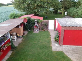 Gartenblick von der Wohnung  Landblick