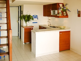 Küche Ferienwohnung Balcon sur Mer