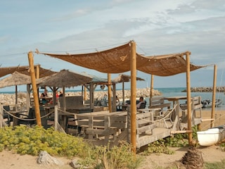 Beachbar Naturstrand Frankreich Strandurlaub