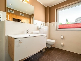 Badezimmer mit Sauna