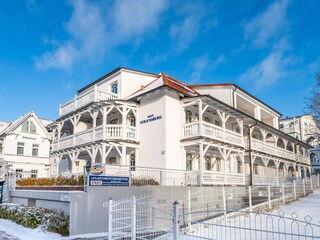 Haus Strandburg im Winter