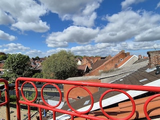 Blick von der Dachterrasse