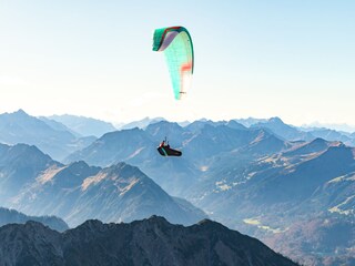 über den Bergen von Oberstdorf