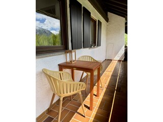 Sonniger Balkon