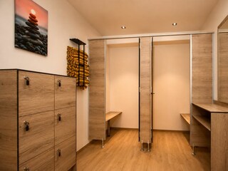 Umkleideräume im Wellnesssbereich