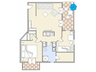 Ferienwohnung Kühlungsborn Grundriss 7