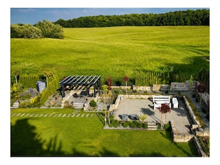 Garten mit Blick in die Natur