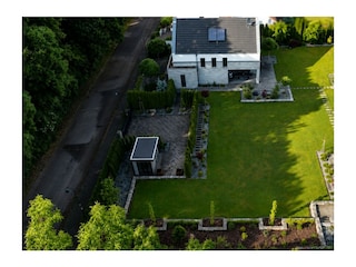 Vogelperspektive Garten