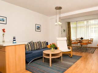 Blick in das Wohnzimmer