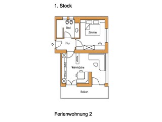 Appartamento per vacanze Partschins Pianta del piano 9