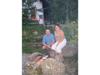 Rosi und Hans Riedler - die Vermieter des Ferienhauses.