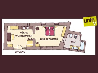 Appartamento per vacanze Naturns Pianta del piano 16