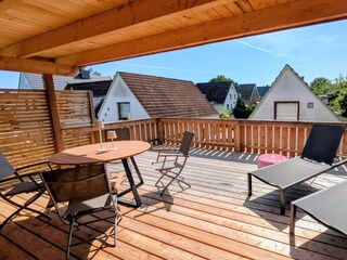 Dachterrasse vom Schlafzimmer I im Obergeschos s