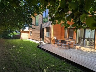 Terrasse im Garten