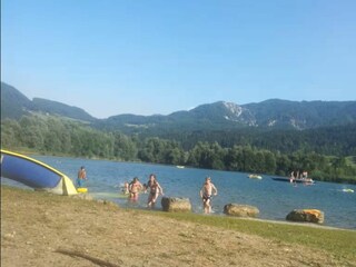 Swimmable lake Greifenburg