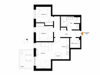 Vakantieappartement Kellenhusen Grondplan 51