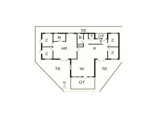 Ferienhaus Hals Grundriss 6