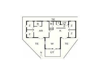 Ferienhaus Hals Grundriss 7