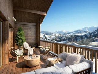 Apartment Megève Outdoor Recording 5