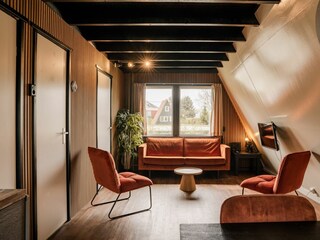 Living room of the fisher cottage