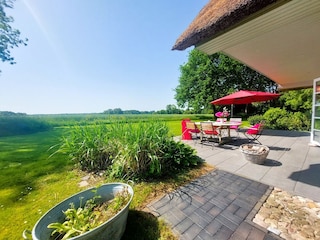 große Terrasse in Südlage