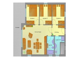 Casa per le vacanze Markkleeberg Pianta del piano 36