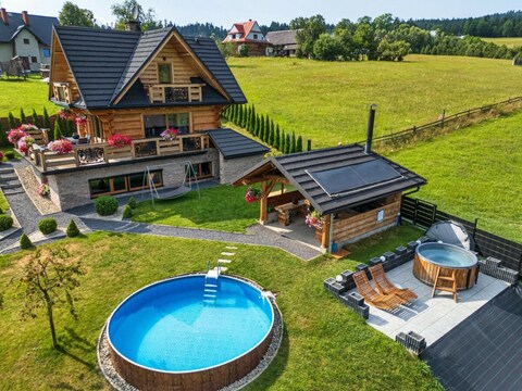 Holiday house Luxury holiday villa, pool, sauna, jacuzzi