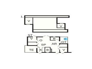 Vakantiehuis Kongsmark Grondplan 3
