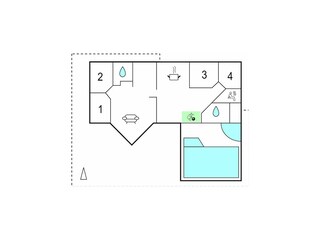 Ferienhaus Fjellerup Strand Grundriss 4