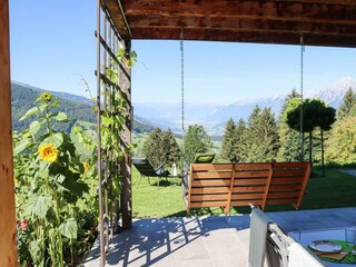 Terrasse mit Blick IBK