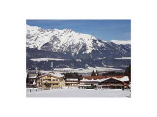 Hausansicht Winter