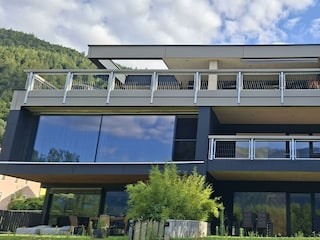 Südseitige Ansicht des Hauses