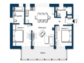 Maison de vacances Rauris Plan d'étage 22