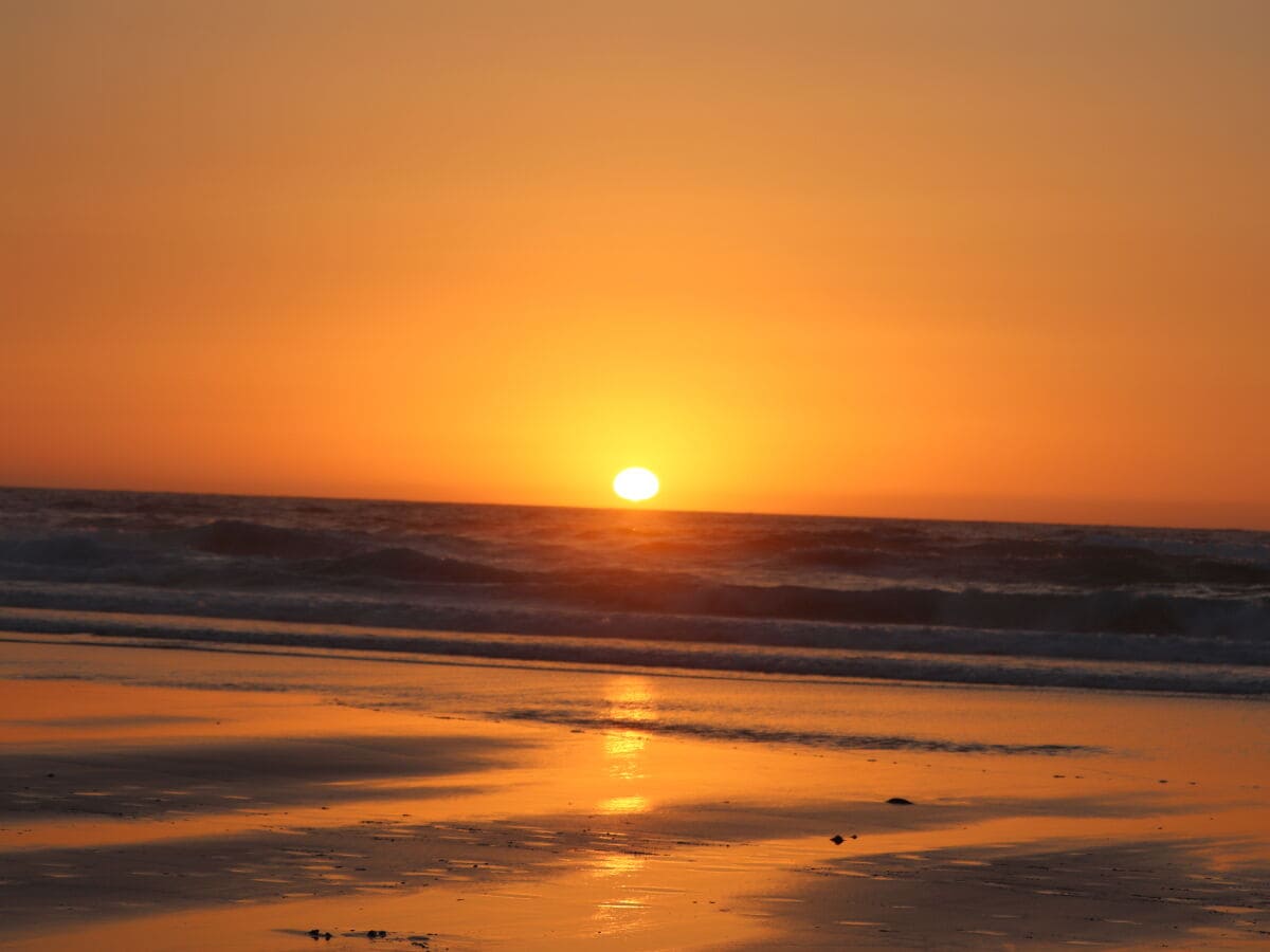 Wenn die Sonne im Meer versinkt!