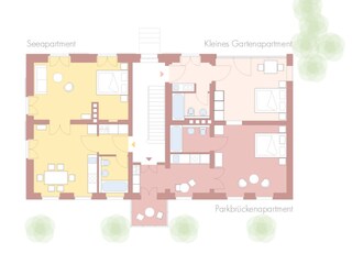 Plan of lake apartment