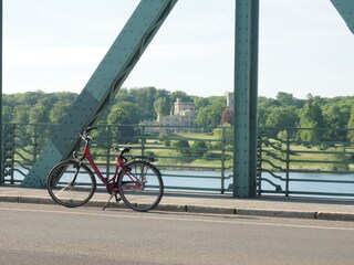 Cycling in a fantastic landscape