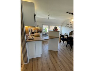 Küche mit Theke