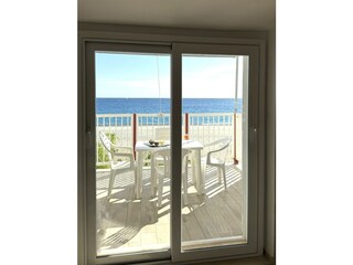 Blick auf die Veranda