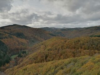 Aussicht Zum Nitzblick im Herbst