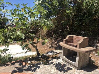 Grill im Garten