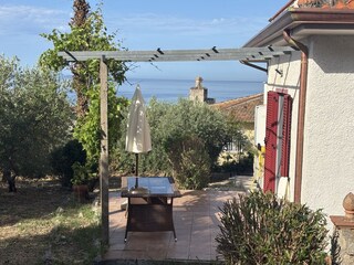 Ostterrasse mit Meerblick