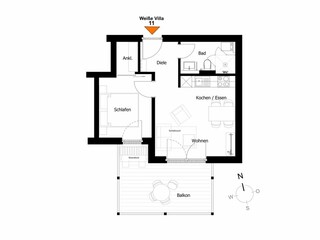 Apartamento de vacaciones Grömitz Plano de planta 33