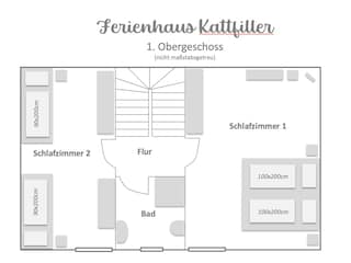 Grundriss - 1. Obergeschoss