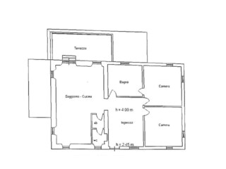 Vakantiehuis Ripatransone Grondplan 27