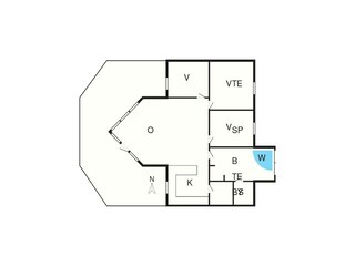 Casa per le vacanze Rødby Pianta del piano 3