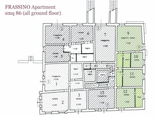 Map of Frassino apartment