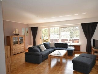 Wohnzimmer mit Ofen