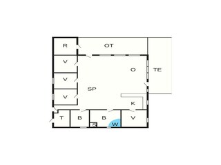 Vakantiehuis Hals Grondplan 6